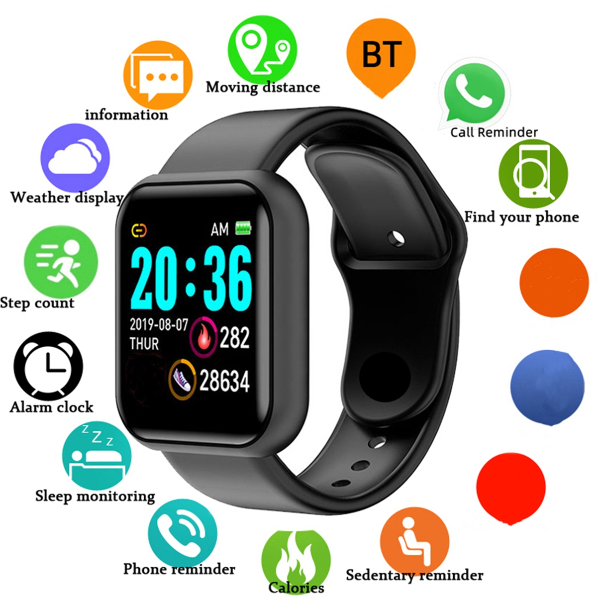 Men Smart Watches Color Screen - Smartwatch Watches For Girls ulasan dan harga